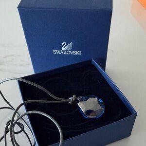 Swarovski Sapphire Blue Crystal Necklace